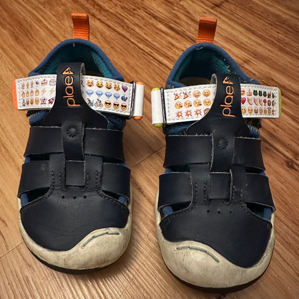 Plae Kids Toddler Boys Sam 2.0 Style Sandal Shoe Blue Sz 8.5 Youth